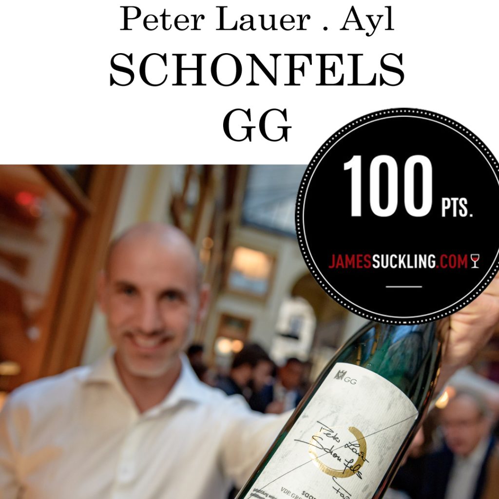 100 Points James Suckling Lauer 2023 Schonfels GG Stuart Pigott